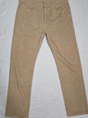Levi's 502 Tan Brown Corduroy Pants Men's 39WX33L Regular Fit